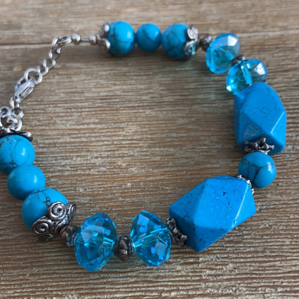 Cross Turquoise Bracelet